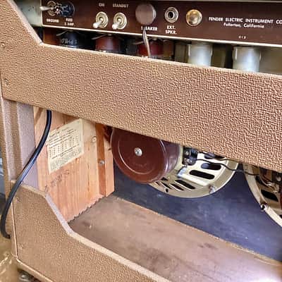 Fender Super Brown panel amplifier 1963 - Brown image 9