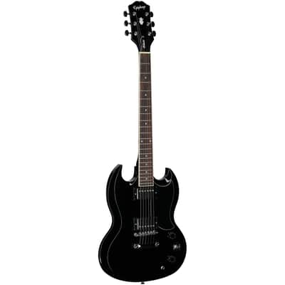 Epiphone SG Tribute Electric Guitar, Ebony image 7