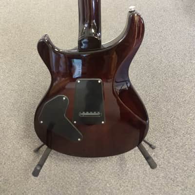 New 2025 PRS Paul Reed Smith SE Custom 24 Semi-Hollow Piezo Electric Guitar - Orange Tiger Smokeburst with PRS SE Gigbag image 7