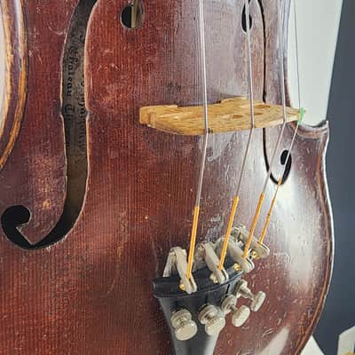Antique Francois Barzoni 3/4 size Violin 1900-1920 image 11