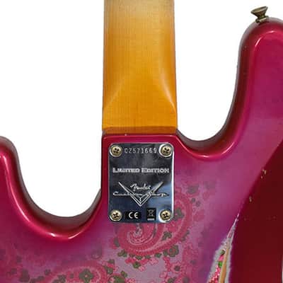 Fender Jazz Bass Custom Hv-Relic Pink Paisley image 8