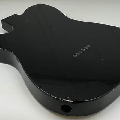 4lbs 10oz BloomDoom Nitro Lacquer Aged Relic Black T-Style Vintage Guitar Body image 10