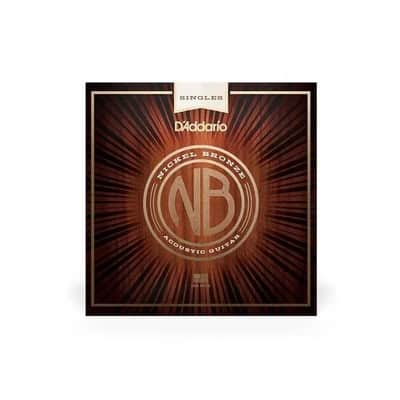 D'Addario Single .035 Gauge Nickel Bronze Acoustic Guitar String - NB035 image 2