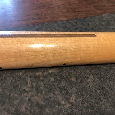 Musikraft Quarter sawn 1-piece maple T-style neck never installed - Light lacquer image 6