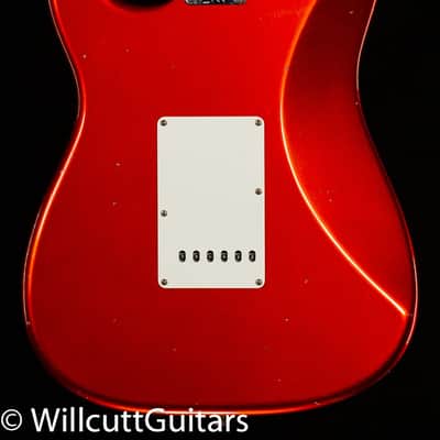 Fender Custom Shop 1956 Stratocaster Journeyman Relic Super Faded Aged Candy Apple Red (029) image 4