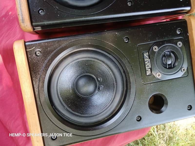 MINI  ADVENT BOOKSHELF SPEAKERS HOT RODDED AND BETTER THAN OEM!  PMR SPEAKERS image 1