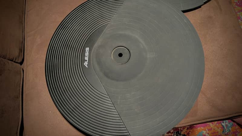 alesis triple zone ride cymbal used image 1