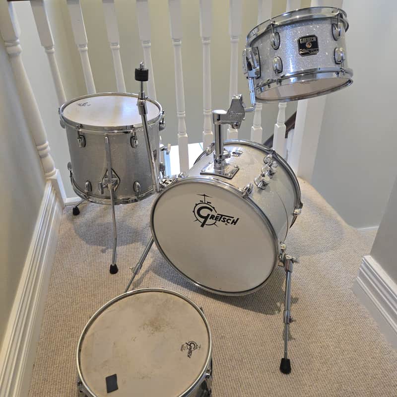 Gretsch Catalina 16" 4pc Drum Kit 2010s - Silver Sparkle image 1