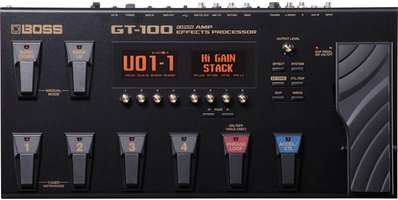 Boss GT-100 Multi-Effects Processor Pedal (B-Stock) image 1