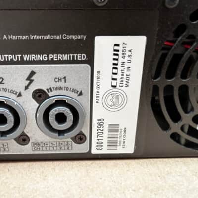 Crown XTi 1000 2-Channel Power Amplifier 2000s - Silver image 11