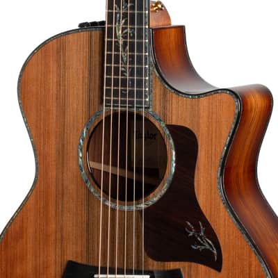 Taylor PS14ce Honduran Rosewood V-Class Acoustic Electric Guitar, Sinker Redwood image 9
