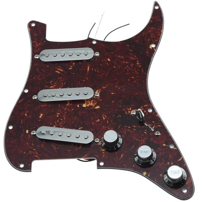 Strat Pickguard Custom | Premium Fit & Guitar Style-Vintage Tortoise-CR image 1
