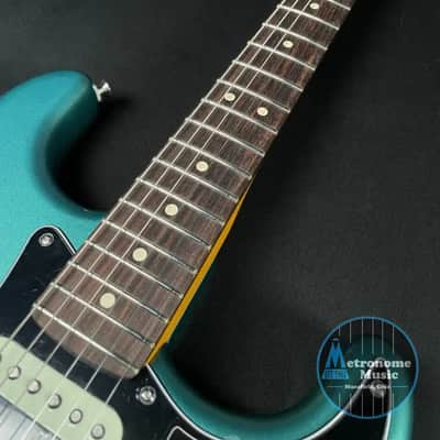 Fender American Professional Classic Stratocaster - HSS, Faded Sherwood Green Metallic image 4