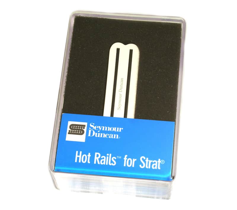 11205-01-W Seymour Duncan Hot Rails Strat Pickup Neck/Middle White SHR-1n image 1