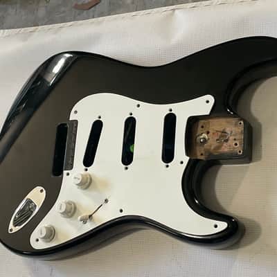 1999 American Fender USA Eric Clapton Signature Artist Black Semi Loaded Guitar Body image 24