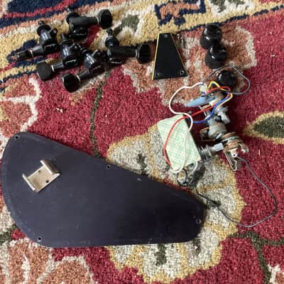Charvel-Jackson Model 4 Parts Electronics Tuners Backplate etc. Original Vintage 1980's image 3