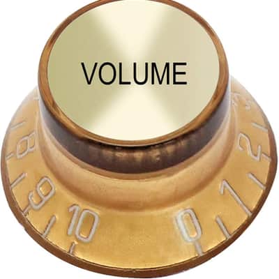Electric Guitar Top Hat Knobs Speed Control Knobs 2 Volume 2 Tone Compatible with Les Paul LP Electric Guitar, Guitar Parts Replacement, Gold image 6