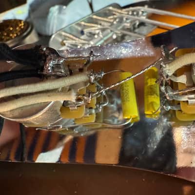 Fender/Squier Jazz bass w/ Lindy Fralin and mods - tobacco burst image 16