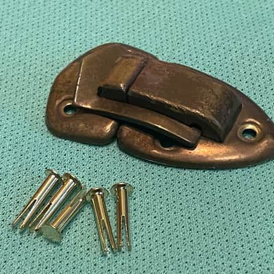 Vintage 1952 Fender Case latch go nocaster poodle case telecaster excelsior latch image 1