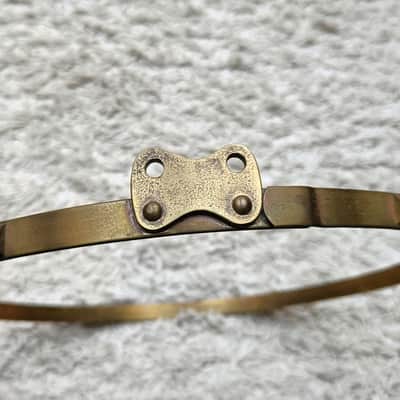 SONOR BRASS 12" x 4" - Snare Drum Shell with Hoops Vintage 40s/50s image 8