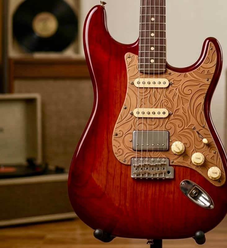 Fender Stratocaster  classic 62 3 ply paisley floreal 3d image 1