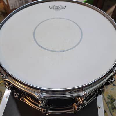 RARE Vintage Slingerland Snare Drum - Magnum w/Slapshot Strainer Early 1980s Black - 14x8 image 8