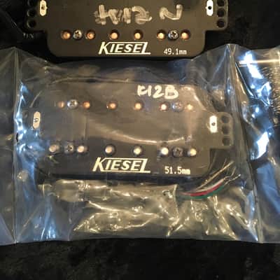 Kiesel Carvin Guitars Lithium Pickups KL12B KL12N 2016 Black And White Zebra image 2
