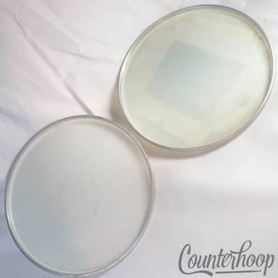 Remo 2x 14"Emperor Coated+White Tom/Snare Drum Heads Batter/Resonant WeatherKing image 1