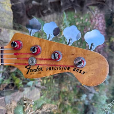 1977 Fender Precision Bass - Sunburst with Rosewood Fretboard - OHSC image 2