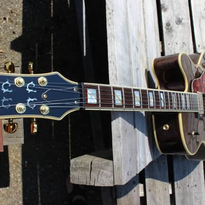 Condor hollowbody guitar made in japan 70's /80's Moss Green with Gold Hardware image 7