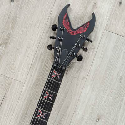 Dean USA Kerry King V Limited Edition Guitar, Ebony Fretboard, Black image 9