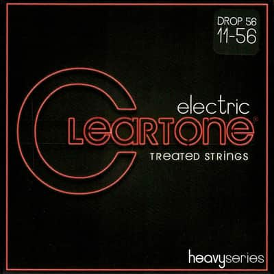 Cleartone 9456 Coated Nickel Plated Steel Electric Guitar Strings 11-56 Drop 56 image 1