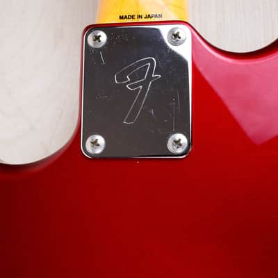 Fender Classic '70s Mustang MIJ 2016 Candy Apple Red Japan w/ Matching Headstock w/ Bag image 15