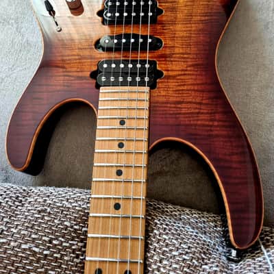Suhr Modern Plus HSH with Roasted Maple Fretboard 2018 - Present - Bengal Burst Bild 17