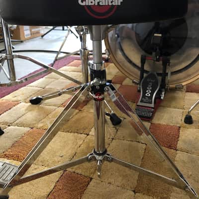 Pearl Export 5-tom shell pack with matching snare (Jet Black), Quick Beat hi-hats, hardware, and throne image 24