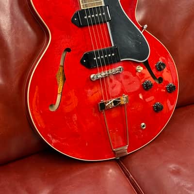 Gibson ES-330 Thinline Hollowbody P90 60s Cherry New Unplayed Auth Dlr 6lb3oz #179 image 1