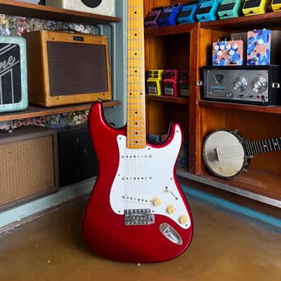 Tokai “Goldstar Sound” MIJ Stratocaster – Candy Apple Red – Early 1980s w/ Vintage Ibanez Hardcase image 2