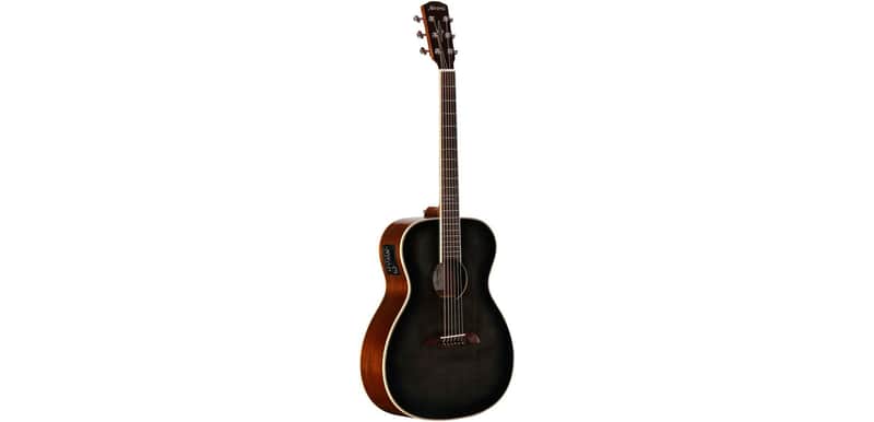 Alvarez AFH700WEOB Cutaway Acoustic-Electric Guitar in Obsidian
