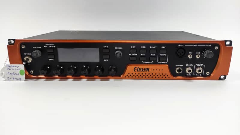 Avid Eleven Rack Guitar Multi-Effects Processor and Pro Tools Interface 2010 - 2017 - Orange (Serviced // Warranty) image 1