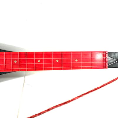 The Singing Treholipee electric ukulele uke ukulele bizarre and strange The Dark One 1969 - Black and Red image 5