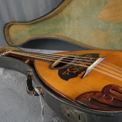 Suzuki Mandola No. 552 Vintage Japanese Bowl Back Mandola w/ Original Case image 24