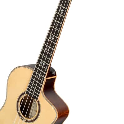 ORTEGA KT-WALKER-V3 Ken Taylor Signature Series Acoustic Bass 4-String - Natural + Gig Bag image 5