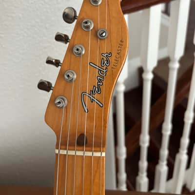 2000 Fender USA Telecaster ‘52 Reissue - Natural - Excellent Condition - Upgraded Saddles image 7