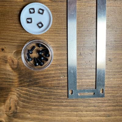 Unbranded 3U to 1U aluminium adaptor plate to fit intellijel format 1U rails 2025 - Brushed aluminium image 2