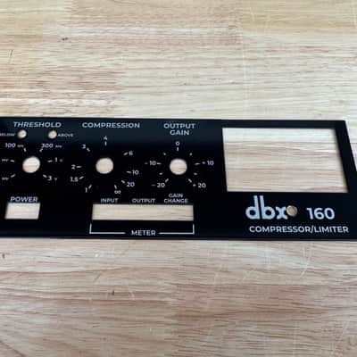 dbx 160 Faceplate 2026 - Black image 1