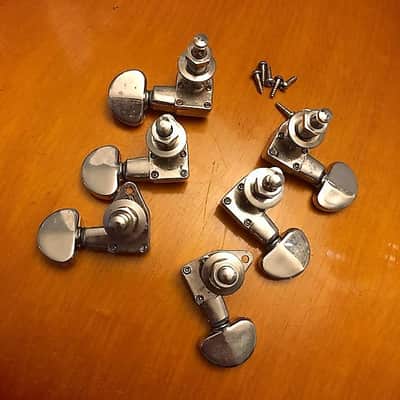 Grover Grover Pat pend PAF star futura tuners c 1960 1959 Chrome original vintage gibson Martin d35 image 3
