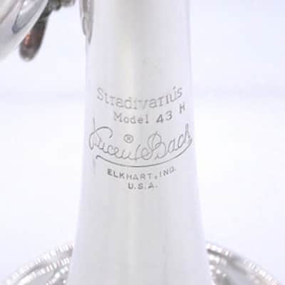 Pre-Owned Bach Stradivarius 43H/43 Trumpet in Silver Plate w/Heavyweight Bell! image 2