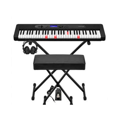 Casio Casiotone LK-S450 61-Key Keyboard with Stand, Bench and Headphones