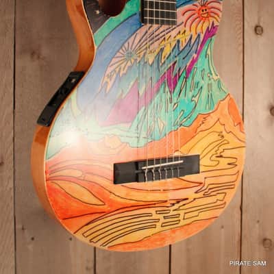 WASHBURN Festival CUSTOM ART Guitar - EACT42S Classical Thinline image 6