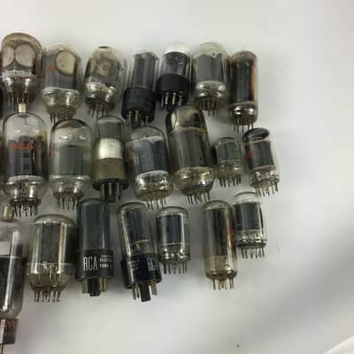 Lot of 50 Various Brands Vintage Vacuum Tubes -UNTESTED - Sylvania, RCA GE #5 image 7